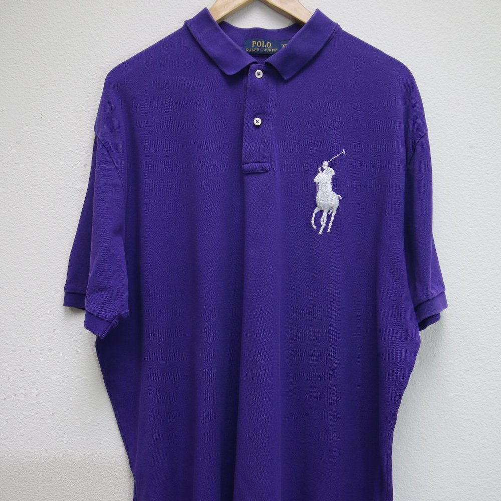 Ralph Lauren Men's Knit Polo Shirt- Big Pony